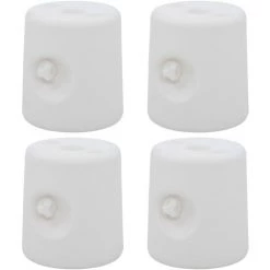 Hommoo Poids De Tonnelle 4 Pcs PE Blanc -Tente de réception Soldes 54154642 3