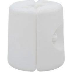 Hommoo Poids De Tonnelle 4 Pcs PE Blanc -Tente de réception Soldes 54154642 5