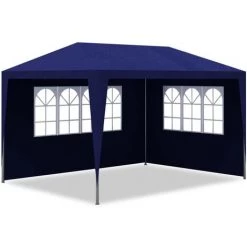 Hommoo Tente De Reception 3 X 4 M Bleu -Tente de réception Soldes 54155018 3