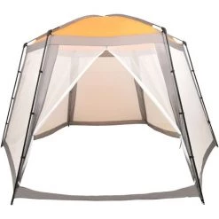 Hommoo Tente De Piscine Tissu 500x433x250 Cm Gris 9 Hommoo Tente De Piscine Tissu 500x433x250 Cm Gris -Tente de réception Soldes 54168325 3