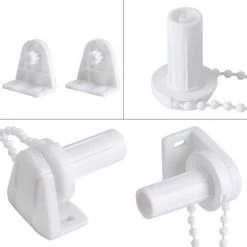 TINOR Ensemble Embrayage Chaîne De Store Enrouleur Perle Ajustable Pour Store Rideau Voilage Tube 17mm Kit D'accessoires Support De Roue D'embrayage Poulie Latérale Kit De Réparation De Haute Qualité 9 TINOR Ensemble Embrayage Chaîne De Store Enrouleur Perle Ajustable Pour Store Rideau Voilage Tube 17mm Kit D'accessoires Support De Roue D'embrayage Poulie Latérale Kit De Réparation De Haute Qualité -Tente de réception Soldes 54186798 3