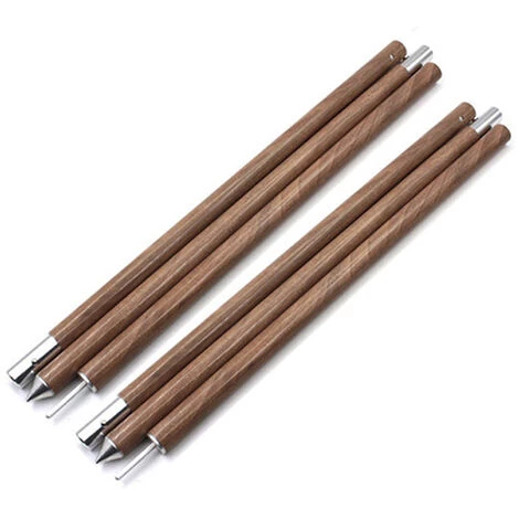 ASUPERMALL Épaissir Le Grain De Bois Toile De Fond Tonnelle Pôle En Alliage D'aluminium Auvent Canopy Stand Rod Tente Support Rods Outdoor Camping Accessoire, Multicolore 4 ASUPERMALL Épaissir Le Grain De Bois Toile De Fond Tonnelle Pôle En Alliage D'aluminium Auvent Canopy Stand Rod Tente Support Rods Outdoor Camping Accessoire, Multicolore - Image 2