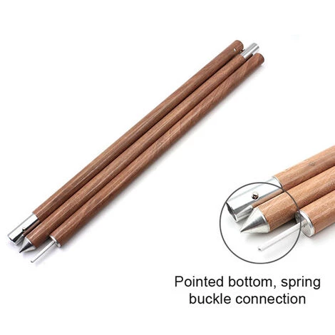 ASUPERMALL Épaissir Le Grain De Bois Toile De Fond Tonnelle Pôle En Alliage D'aluminium Auvent Canopy Stand Rod Tente Support Rods Outdoor Camping Accessoire, Multicolore 5 ASUPERMALL Épaissir Le Grain De Bois Toile De Fond Tonnelle Pôle En Alliage D'aluminium Auvent Canopy Stand Rod Tente Support Rods Outdoor Camping Accessoire, Multicolore - Image 3