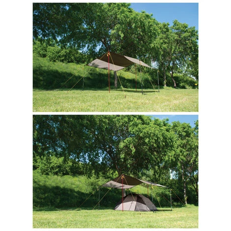 ASUPERMALL Épaissir Le Grain De Bois Toile De Fond Tonnelle Pôle En Alliage D'aluminium Auvent Canopy Stand Rod Tente Support Rods Outdoor Camping Accessoire, Multicolore 7 ASUPERMALL Épaissir Le Grain De Bois Toile De Fond Tonnelle Pôle En Alliage D'aluminium Auvent Canopy Stand Rod Tente Support Rods Outdoor Camping Accessoire, Multicolore - Image 5