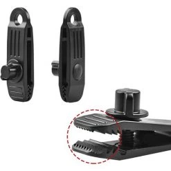 TINOR 10 Pèces Clips De Bâche Clips De Tente En Plastique Pinces à Bâche Tente Pince Auvents Pince Élastique Pour Bâche Ball Tarp Clips Pour Camping Bâches Caravane Toile D'Ombrage De Jardin Noir -Tente de réception Soldes 54497525 2