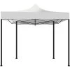FRANKYSTAR Tente De Jardin / Gazebo 3X3 Tente Pliante Imperméable Pour Foires Et Marchés Blanc