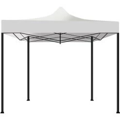FRANKYSTAR Tente De Jardin / Gazebo 3X3 Tente Pliante Imperméable Pour Foires Et Marchés Blanc