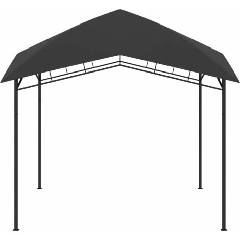 Topdeal Belvédère De Jardin 3x3x2,9 M Anthracite 180 G/m² FF47821_FR 4 Topdeal Belvédère De Jardin 3x3x2,9 M Anthracite 180 G/m² FF47821_FR – Image 2