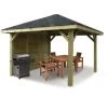SOLID Kiosque En Bois "Pavilion" - 8.64 M² - 3.47 X 3.47 X 1.93 M 1 SOLID Kiosque En Bois "Pavilion" - 8.64 M² - 3.47 X 3.47 X 1.93 M -Tente de réception Soldes 54716951 1