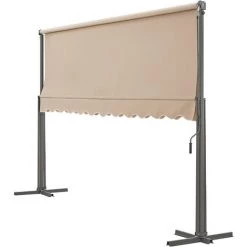 Store Banne Autoportant Selenizza à Double Pente 400 X 300 X 260 Cm Sable [pro.tec] -Tente de réception Soldes 54723487 4
