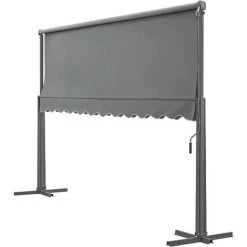 Store Banne Autoportant Selenizza à Double Pente 500 X 300 X 260 Cm Gris Foncé [pro.tec] -Tente de réception Soldes 54723490 4