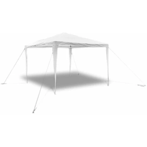 Topdeal Tonnelle Pavillon De Jardin Blanc 3x3m FF90332_FR 4 Topdeal Tonnelle Pavillon De Jardin Blanc 3x3m FF90332_FR - Image 2