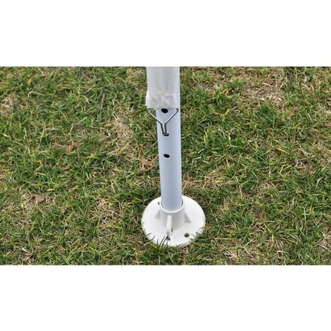Topdeal Tonnelle Pavillon De Jardin Blanc 3x3m FF90332_FR 6 Topdeal Tonnelle Pavillon De Jardin Blanc 3x3m FF90332_FR - Image 4