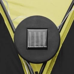 Topdeal Tente De Réception Avec LED Et 4 Parois 3,6x3,6x2,3 M Vert FF92237_FR -Tente de réception Soldes 54841195 3