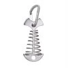 LANGRAY Lot De 5 Tendeurs De Corde De Tente Avec Clips - En Aluminium - Tendeurs De Cordon - Tendeurs De Tente, Accessoires De Camping En Plein Air Argent -Tente de réception Soldes 54903547 1