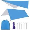 BARES Bâche De Camping Imperméable Légère Et Résistante Aux UV De 300 X 300 Cm Avec Cordes Et Piquets 2 BARES Bâche De Camping Imperméable Légère Et Résistante Aux UV De 300 X 300 Cm Avec Cordes Et Piquets -Tente de réception Soldes 54957057 1