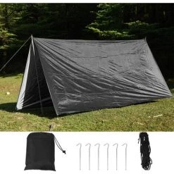 REGALI Auvent De Camping En Plein Air, Tente Multifonctionnelle Imperméable À L'eau De Tente De Baldaquin Tente De Camping De Tapis De Pique-Nique Pour La Randonnée De Plage -Tente de réception Soldes 54959950 5