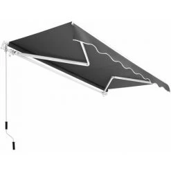 Strattore Store Banne à Bras / Auvent Rétractable 295 X 250 Cm - Anthracite