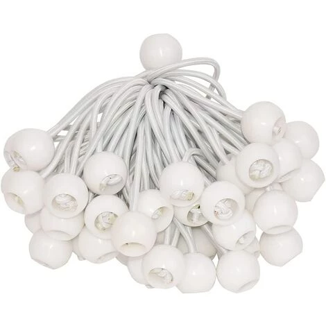SUPERMARKET 50 Pcs Tendeur à Boule Élastique, Tendeur De Bâche Pour Pavillon, Camping, Tente Cordons, Rideaux Harnais D’Extension, 15cm,Superma 3 SUPERMARKET 50 Pcs Tendeur à Boule Élastique, Tendeur De Bâche Pour Pavillon, Camping, Tente Cordons, Rideaux Harnais D’Extension, 15cm,Superma