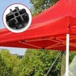 SUPERMARKET 5 Voies Support Central De Toit Pièces De Rechange Connecteur De Toit Pour Auvent Tente De Camping, Accessoires De Tente,Superma,noir3*7cm -Tente de réception Soldes 55255949 4