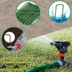 ENLENK Piquets De Jardin Piquet De Fixation Tente Piquets De Sol Cheville De Jardin Agrafes De Jardinage Pour Fixer Toile De Paillage Clôture De Jardin Barrière Contre Filets Camping Gazon Artificiel,20pièce -Tente de réception Soldes 55284975 4