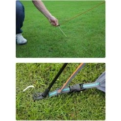 QERSTA 12 Pcs Piquets De Tente, 18 Cm Sardines Camping En Forme De Point D'Interrogation Aluminium Crochets De Tente Metal Pour Pique-Nique Camping Randonnée Pêche (Argent) -Tente de réception Soldes 55311514 4