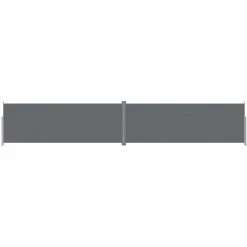 VidaXL Auvent Latéral Rétractable Anthracite 220x1200 Cm - Anthracite -Tente de réception Soldes 55486421 2