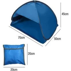BEARSU Tente De Plage Pop Up - Petit Sun Shelters Instantané - Face Pop Up - Baldaquin - Anti-UV - Tente Automatique Pour Extérieur, Plage, Camping, Pêche, Randonnée 8 BEARSU Tente De Plage Pop Up - Petit Sun Shelters Instantané - Face Pop Up - Baldaquin - Anti-UV - Tente Automatique Pour Extérieur, Plage, Camping, Pêche, Randonnée -Tente de réception Soldes 55532718 2
