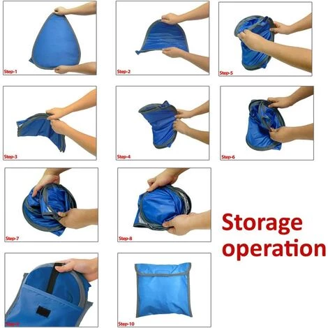 BEARSU Tente De Plage Pop Up - Petit Sun Shelters Instantané - Face Pop Up - Baldaquin - Anti-UV - Tente Automatique Pour Extérieur, Plage, Camping, Pêche, Randonnée 7 BEARSU Tente De Plage Pop Up - Petit Sun Shelters Instantané - Face Pop Up - Baldaquin - Anti-UV - Tente Automatique Pour Extérieur, Plage, Camping, Pêche, Randonnée - Image 5