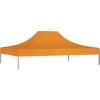 INLIFE Toit De Tente De Réception 4x3 M Orange 270 G/m²