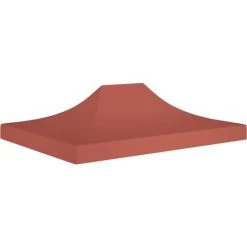 INLIFE Toit De Tente De Réception 4x3 M Terre Cuite 270 G/m² -Tente de réception Soldes 55638854 2
