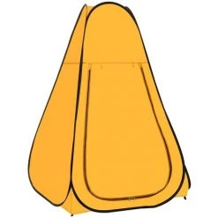 INLIFE Tente De Douche Escamotable Jaune -Tente de réception Soldes 55638887 2