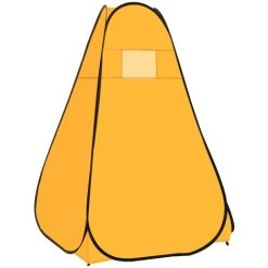 INLIFE Tente De Douche Escamotable Jaune -Tente de réception Soldes 55638887 4