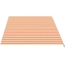 INLIFE Tissu De Remplacement Pour Auvent Jaune Et Orange 5x3 M -Tente de réception Soldes 55639124 4