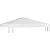 INLIFE Toile De Toit De Belvédère 2 Niveaux 310 G/m² 3x3 M Blanc -Tente de réception Soldes 55639366 1