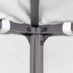 INLIFE Toile De Toit De Belvédère 2 Niveaux 310 G/m² 3x3 M Blanc -Tente de réception Soldes 55639366 5