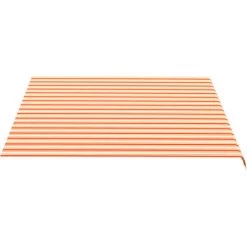 INLIFE Tissu De Remplacement Pour Auvent Jaune Et Orange 4x3,5 M -Tente de réception Soldes 55639524 4