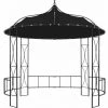 INLIFE Belvédère 300 X 290 Cm Anthracite Rond 2 INLIFE Belvédère 300 X 290 Cm Anthracite Rond -Tente de réception Soldes 55641198 1