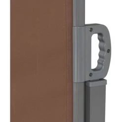 INLIFE Auvent Latéral Rétractable 160 X 600 Cm Marron -Tente de réception Soldes 55642183 4