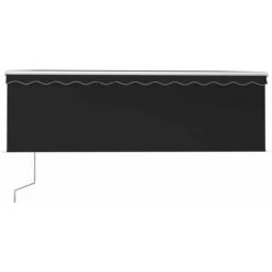 INLIFE Auvent Automatique Rétractable Avec Store 4,5x3 M Anthracite -Tente de réception Soldes 55642506 4