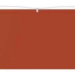 INLIFE Auvent Vertical Terre Cuite 140x600 Cm Tissu Oxford -Tente de réception Soldes 55642786 2