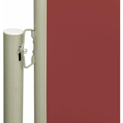 INLIFE Auvent Latéral Rétractable De Patio 140x300 Cm Rouge 5 INLIFE Auvent Latéral Rétractable De Patio 140x300 Cm Rouge - Image 3