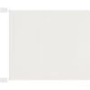 INLIFE Auvent Vertical Blanc 100x360 Cm Tissu Oxford