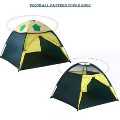 SUPERSELLER Tente De Réception Et Barnum Tente Playhouse Pour Enfants Tente De Jeu Amusante Pour Garçons Et Filles Tente De Football Tente De Plage Extérieure Protection UV Abri Solaire Pliant Petite Chambre Pour Camping Plage Arrière-cour - Bleu Jaune -Tente de réception Soldes 55645230 3