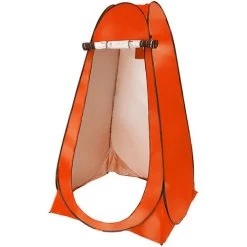 SUPERSELLER Tente De Réception Et Barnum Tente Pop Up Vestiaire Tente Pliante Instantanée Avec Sac De Transport Intimité Extérieure Douche Bain Montage Dressing Pour Plage Camping - 1 Personne - Orange -Tente de réception Soldes 55645916 4