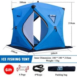 SUPERSELLER Tente De Réception Et Barnum Abri De Pêche Sur Glace Portable Installation Facile Tente De Pêche D'hiver Tente De Pêche Sur Glace Imperméable Et Coupe-vent - Rouge 11 SUPERSELLER Tente De Réception Et Barnum Abri De Pêche Sur Glace Portable Installation Facile Tente De Pêche D'hiver Tente De Pêche Sur Glace Imperméable Et Coupe-vent - Rouge -Tente de réception Soldes 55646754 5