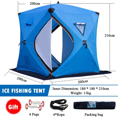 SUPERSELLER Tente De Réception Et Barnum Abri De Pêche Sur Glace Portable Installation Facile Tente De Pêche D'hiver Tente De Pêche Sur Glace Imperméable Et Coupe-vent - Rouge 7 SUPERSELLER Tente De Réception Et Barnum Abri De Pêche Sur Glace Portable Installation Facile Tente De Pêche D'hiver Tente De Pêche Sur Glace Imperméable Et Coupe-vent - Rouge - Image 5