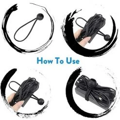 ILOVEMILAN 16 Pcs Tendeur De Bâche Tendeurs à Boule Tendeur élastique Tendeur En Caoutchouc Pour Bannière, Bâche, Pavillon, Tente, Rideaux Harnais D’Extension, Support De Bâchele,noir 11 ILOVEMILAN 16 Pcs Tendeur De Bâche Tendeurs à Boule Tendeur élastique Tendeur En Caoutchouc Pour Bannière, Bâche, Pavillon, Tente, Rideaux Harnais D’Extension, Support De Bâchele,noir -Tente de réception Soldes 55745857 5