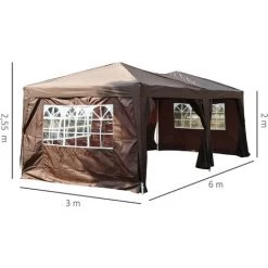 MH Tonnelle Barnum Pop-up STAN Chocolat 9 MH Tonnelle Barnum Pop-up STAN Chocolat -Tente de réception Soldes 55880820 3