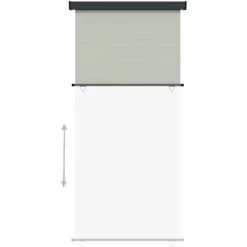 VidaXL Auvent Latéral De Balcon 117x250 Cm Gris - Gris 10 VidaXL Auvent Latéral De Balcon 117x250 Cm Gris - Gris -Tente de réception Soldes 56081693 4